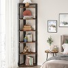 Tribesigns 6-Tier Corner Bookshelf, 70.86" Tall Book Shelving Unit Storage Rack - 3 of 4