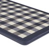 Kate Aurora Navy & White Buffalo Plaid Memory Foam Anti-Fatigue Kitchen Floor Mat 30 In. W X 18 In. L - 2 of 3