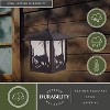 VAXCEL 1 Light Burnished Bronze Rustic Outdoor Wall Lantern Clear Glass, Bear, 12.5 inch - 2 of 4
