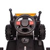 TopComfy Baby Walkers Kids Ride On Tractor Toy 4 in 1 Construction Attachments Excavator Dump Truck Bulldozer for Kids, Orange, 38.58"*19.29"*16.54" - 3 of 4