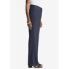 Jessica London Women's Plus Size Classic Denim Wide Leg Jean - 4 of 4
