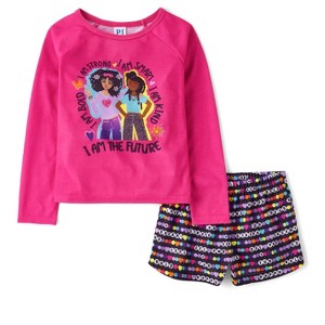 The Children's Place Girls Long Sleeve Are The Future Pajamas - 1 of 4