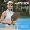 Aukfa Thermoformed Pickleball Paddle – Gold Titanium Wire Texture, 16mm PP Honeycomb Core, Fabric Surface,Multicolor - 2 of 4