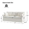 Jaime Slipcovered Sofa with Rolled Armrests|ARTFUL LIVING DESIGNS - 3 of 4