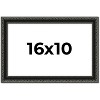 PosterPalooza | Antique Black Picture Frame - UV Acrylic, Backing Board, Hanging Hardware Included - 2 of 4