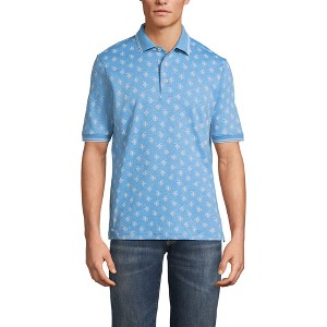 Lands' End Men's Short Sleeve Cotton Supima Polo Shirt - 1 of 3