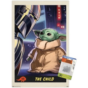 Trends International Star Wars: The Mandalorian - Child Number 11 Unframed Wall Poster Prints - 1 of 4