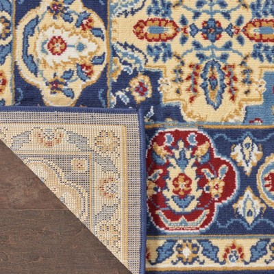 Multicolor Persian-Inspired Rectangular 6' x 9' Area Rug