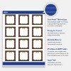 Avery Square Cards, 2" x 2", Gold-Red-Green Plaid, Matte, 120ct - 3 of 4