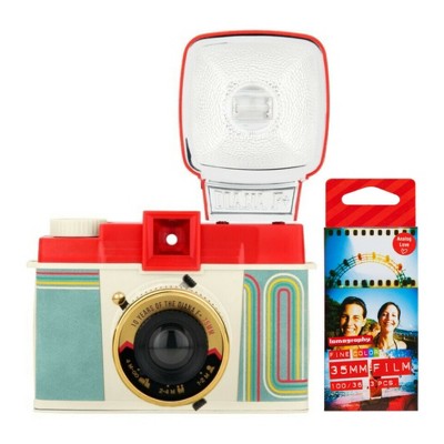 Lomography Diana F+ Camera and Flash (10 Years of Diana Edition) w/ Color Films