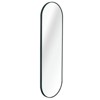 SEVOBAL Bathroom Vanity Mirrors Black Pill Shaped Full Length Mirror with High Quality Glass Framed for Durability, Black, 63"*20"*1.1" - 2 of 4