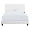 Modway Celine Twin Platform Bed - Channel Tufted Performance Velvet Upholstered Bed with Wood Slat Support - 4 of 4