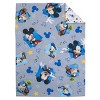 Disney Mickey Mouse Blue, Gray, Red, and White, Donald Duck, and Goofy Having Fun 4 Piece Toddler Bed Set - 2 of 4
