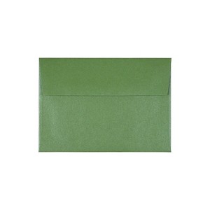 JAM PAPER 4Bar A1 Metallic Invitation Envelopes 3 5/8 x 5 1/8 Fairway Green Stardream 25/Pack - 1 of 2
