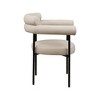 Meridian Furniture,Blake Vegan Leather Dining Chair, Set of 2 - 3 of 4