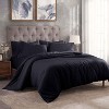 Premium Cotton 300 Thread Count Solid Duvet Cover Set by Blue Nile Mills - 2 of 4
