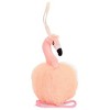 Juvale 3 Pack Pink Flamingo Loofah Bath Sponge Body Scrubber, Kids Loofah Bath (3.5 x 11.5 in) - 4 of 4