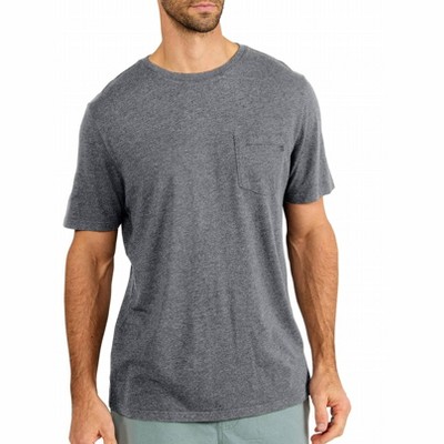 Men's Bamboo Heritage Pocket Tee Top - FREE FLY