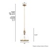 Hunter Fans 10" Van Nuys Pendant Light Alturas Gold Finish - Industrial Glamour with Adjustable Rods, 1 Bulb, Dry Rated - 4 of 4