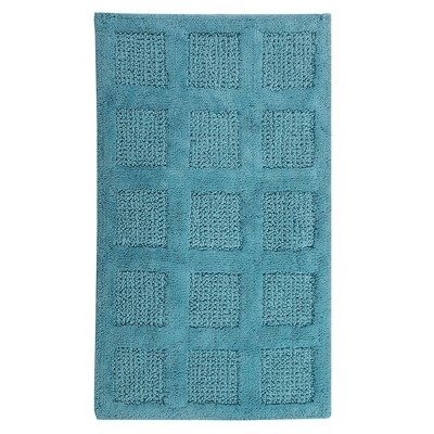 Knightsbridge Square Honeycomb 100% Cotton Reversible Bath Rug 24 X 40  Ivory : Target