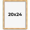 PosterPalooza | Minimalist Shadow Box Brown Picture Frame - UV Acrylic, Backing, Hanging Hardware - 2 of 4
