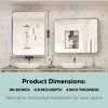 Keonjinn Framed Wall Mirror, Modern Rectangular Bathroom Vanity Mirror, Wall Mounted - 3 of 4