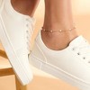Pure Collection by Ross-Simons 3-3.5mm Cultured Pearl Station Anklet in 14kt Yellow Gold Size 9 - 2 of 4