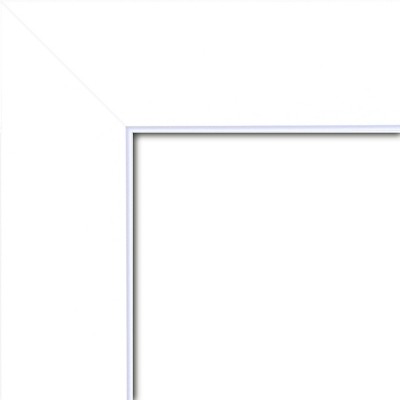 Corvino White Wood Framed Magnetic Board 36" x 28"