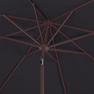 Zimmerman 11-Foot Navy and White Aluminum Market Umbrella