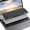 Insten 2 Pack Keyboard Cover Protector Compatible with 2020 Macbook Air 13", Ultra Thin Silicone Skin, Tactile Feeling, Anti-Dust, Clear & Black - image 2 of 4