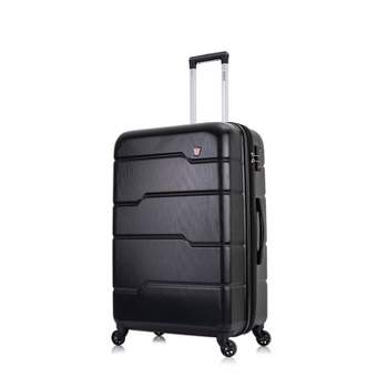 DUKAP Rodez Lightweight Hardside Carry On Spinner Suitcase - Black