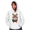 Christmas Reindeer Kitten Adorable Hoodie Sweatshirt Women Men Brisco Brands - 3 of 4