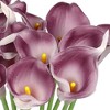 Unique Bargains Durable Decor Artificial Calla-Lily Flowers 15.3" 12 Pcs - 3 of 4