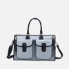 MKF Collection Genevieve Color Block Vegan Leather Women’s Duffle Bag by Mia K - 2 of 4