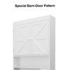 Over-The-Toilet Storage Cabinet with 2 Doors，Home Space-Saving Toilet Rack - 4 of 4