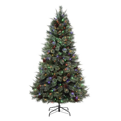 Haute Decor 7' Prelit Cypress Cashmere Pine Christmas Tree