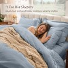100% Organic Cotton Percale Duvet Cover and Sham Set by Bare Home - 3 of 4