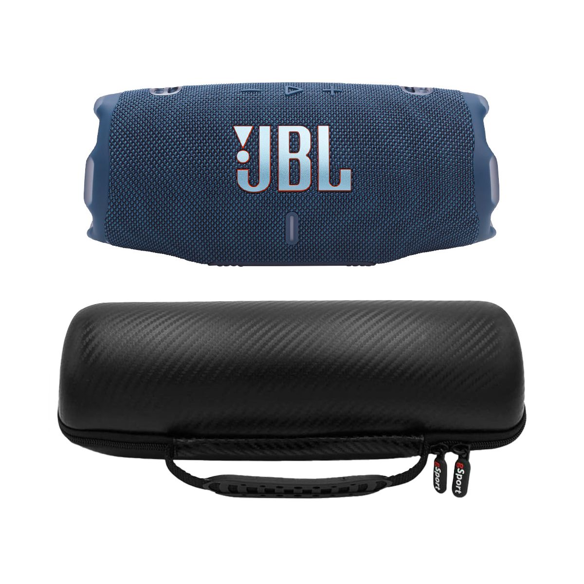 JBL CHARGE 6 Waterproof Portable Speaker Bundle with gSport Carbon Fiber Case - thumbnail 10