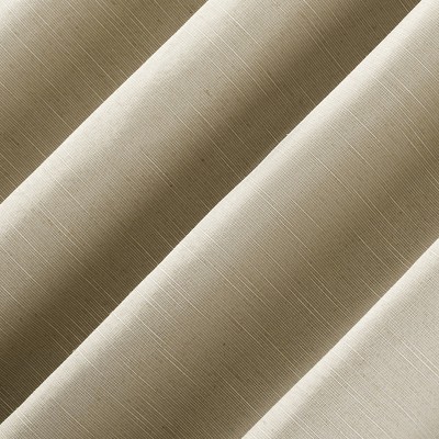 Beige Linen Blend Blackout Grommet Curtain Panel 50" x 84"