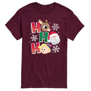 Men's - Rudolph - Rudolph Ho Ho Ho Short Sleeve Graphic T-Shirt - 1 of 4