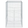 vidaXL Gabion Basket Silver Galvanized iron wire 39.4x39.4x59.1 in - 4 of 4