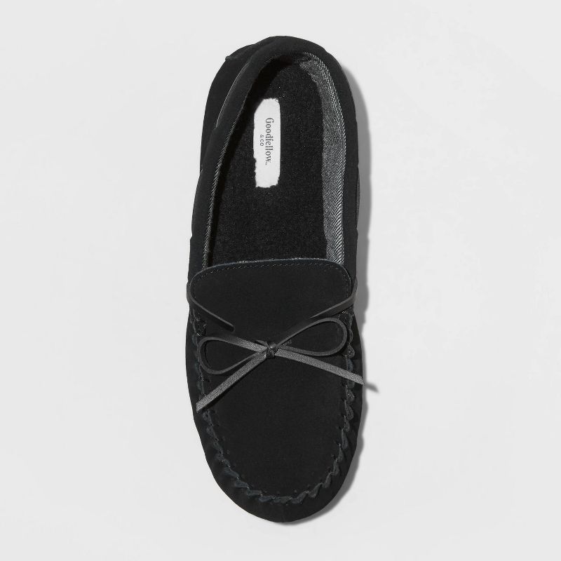 Men's Topher Moccasin Leather Slippers - Goodfellow & Co™, 3 of 7