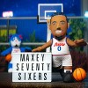 Bleacher Creatures Philadelphia 76ers Tyrese Maxey 10" Plush Figure (City Edition '24-'25) - 2 of 4