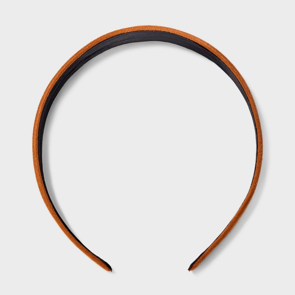 Faux Suede Headband - Universal Thread™ Cognac