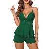 Avidlove Womens Sweetness Cami Set Lace Camisole Lingerie Nightwear Sexy Pajamas Lounge Sets - 3 of 4