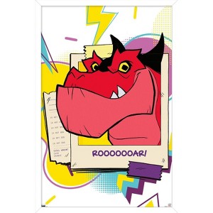 Trends International Marvel's Moon Girl & Devil Dinosaur - Wave Framed Wall Poster Prints - 1 of 4