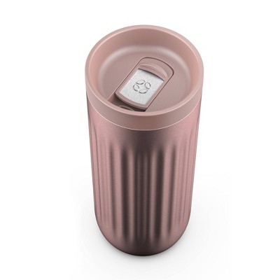 Ello 16oz Stainless Steel Travel Mug Rosegold
