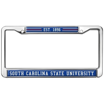 South Carolina State School Logo Full Size Standard License Plate Metal Frame