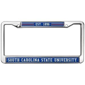 South Carolina State School Logo Full Size Standard License Plate Metal Frame - 1 of 4