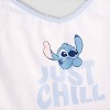 Disney Women's Lilo & Stitch Cotton Cami & Boxer Set - Blue/White Stripe - 4 of 4